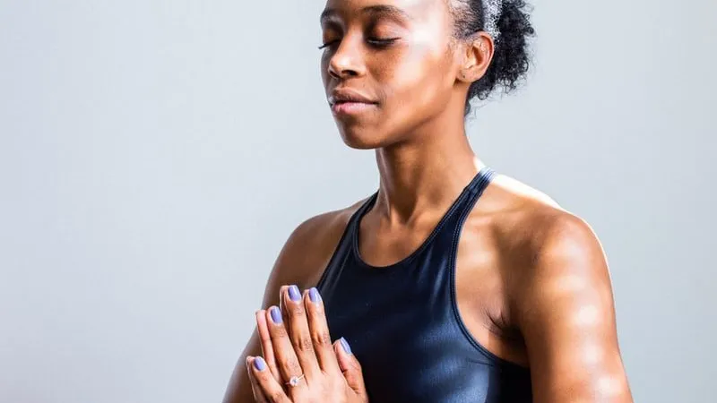 Yoga meditation hands